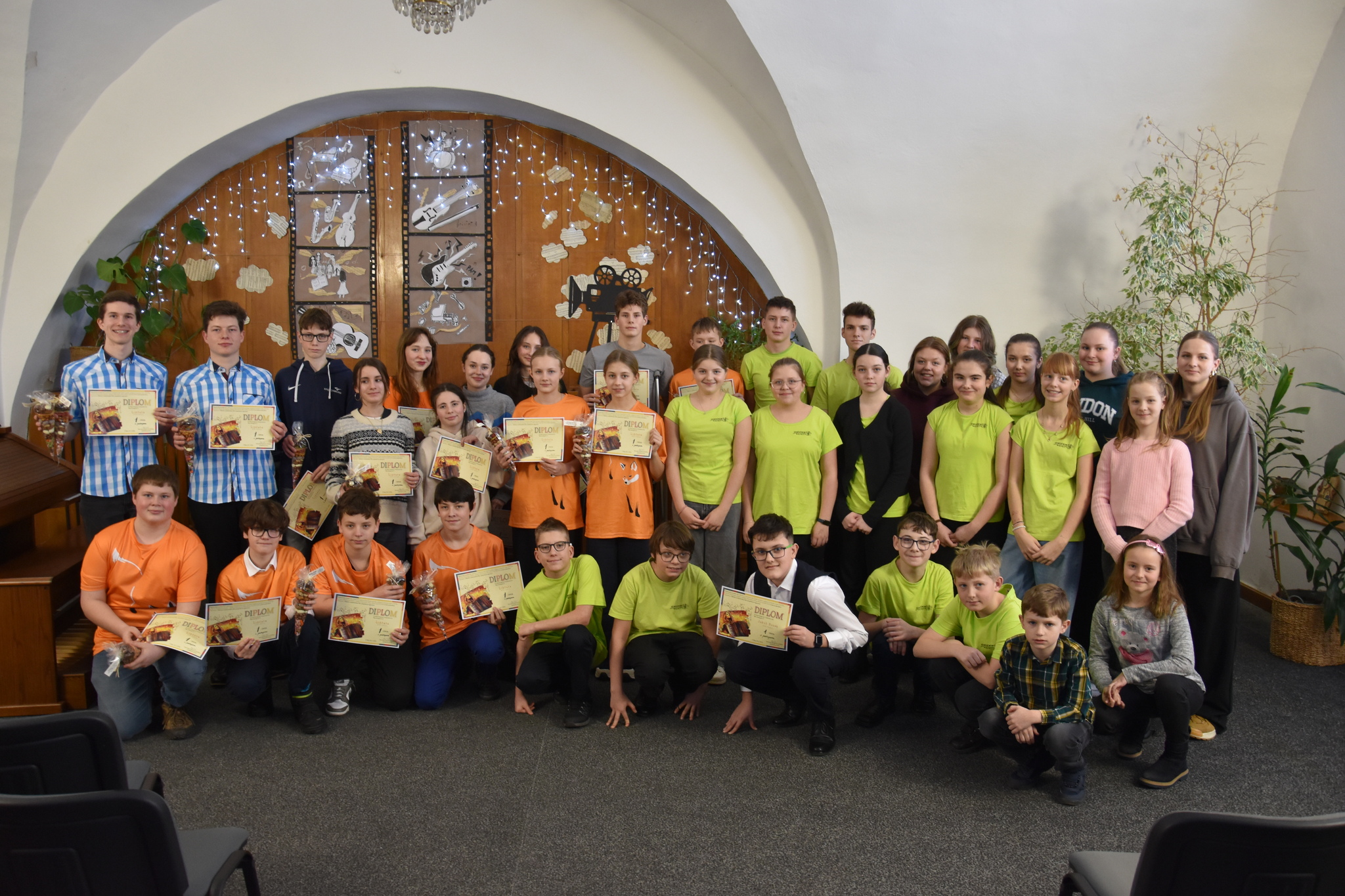 Okresní kolo soutěže ve hře na akordeon a EKN